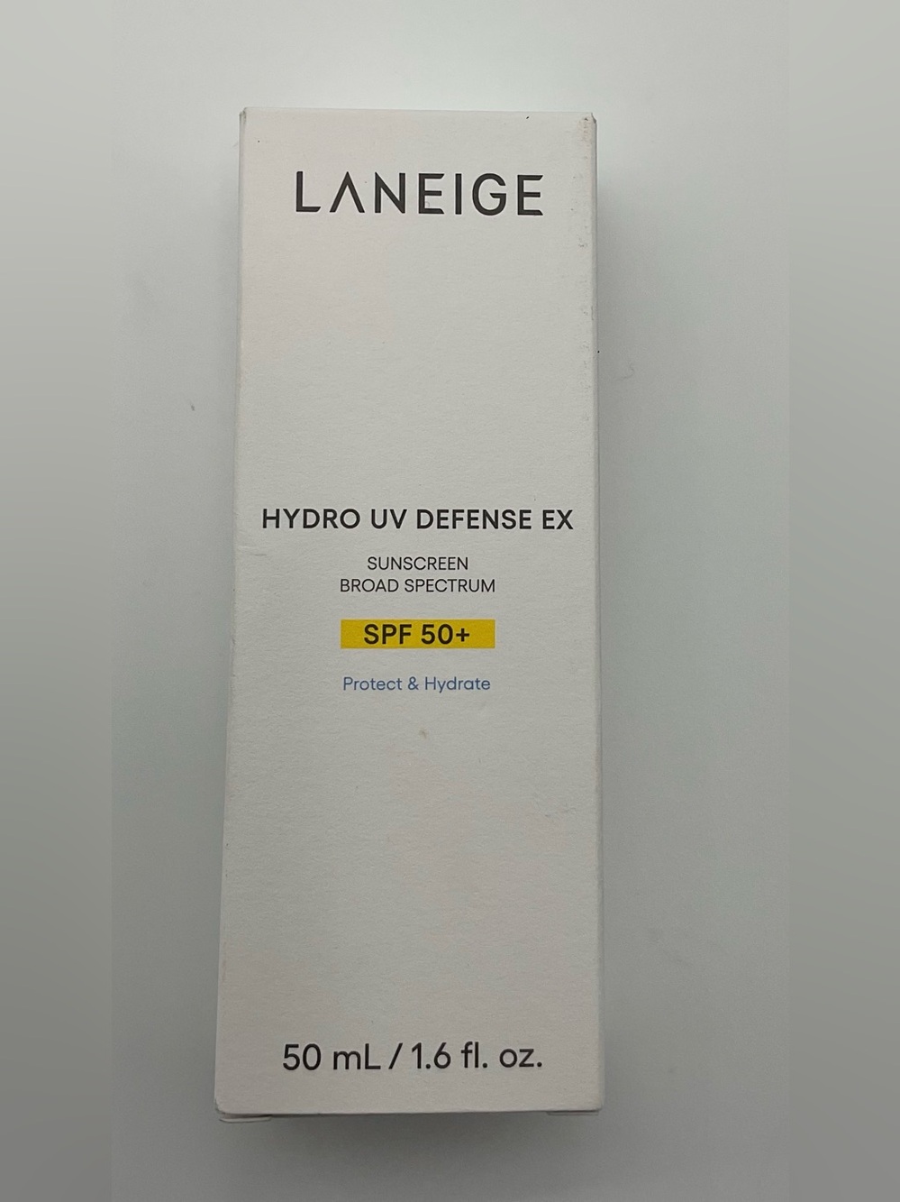 Laneige Hydro UV Defense Sunscreen Broad Spectrum  SPF 50+ NIB